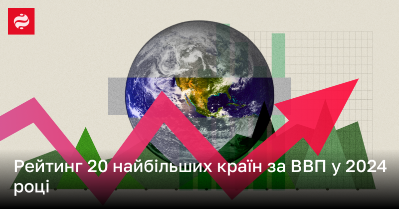 Топ-20 країн з найвищим ВВП у 2024 році